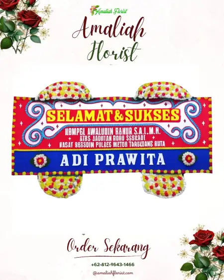 Papan Bunga Ucapan Selamat Asemdoyong