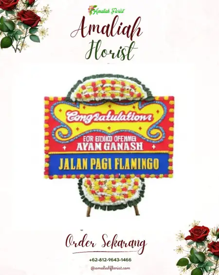 Sewa Papan Bunga Asemdoyong